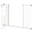 Pressure Fit Stair Gate Dog Gate w/ Auto Closing Door, Double Locking, Easy Installation, for 74-100cm Openings - White