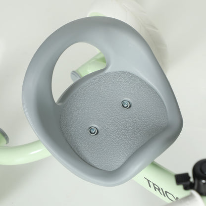 Kids Trike for Ages 2-5 Years, Toddler Tricycle with Front Basket and EVA Wheels, Indoor & Outdoor Use, for Boys and Girls, Green