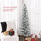 5 Foot Artificial Pencil Christmas Tree with  Snow Flocked Tips, Green