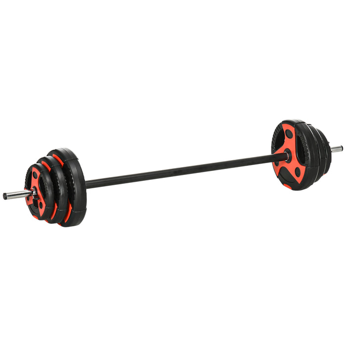 20kg Adjustable Barbell Weights Set for Home Gym Strength Training