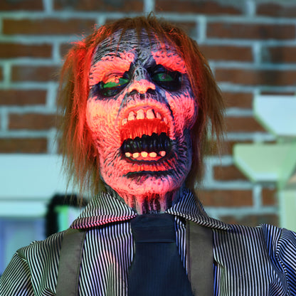 Life Size Outdoor Halloween Decoration Animatronic Chainsaw