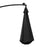 3(m) LED Banana Parasol Garden Cantilever Umbrella with Solar Lights, Crank Handle and Cross Base, Hanging Sun Shade, Black