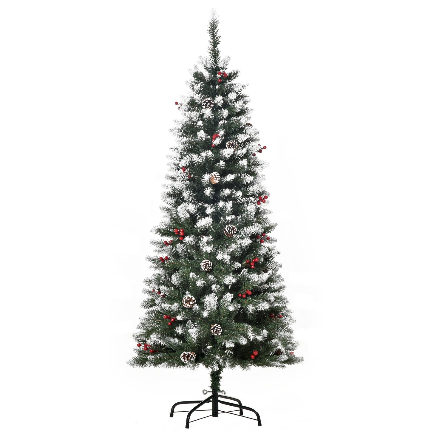 5FT Artificial Christmas Tree Xmas Indoor Decoration w/ Pinecone