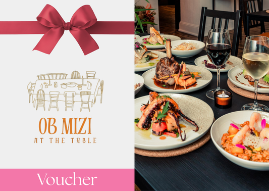 Ob Mizi Vouchers - 3 Course Set Dinner Menu