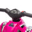 6V Kids Electric Quad Bike with Music, Forward Function, Pink