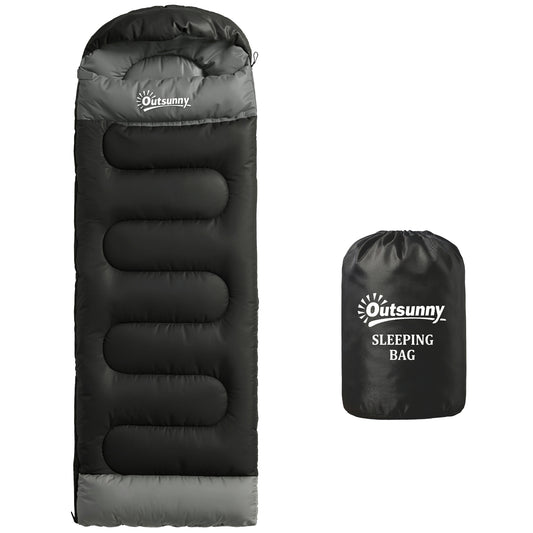 Sleeping Bag for Adults, Lightweight & Compact Sleeping Bag, Black