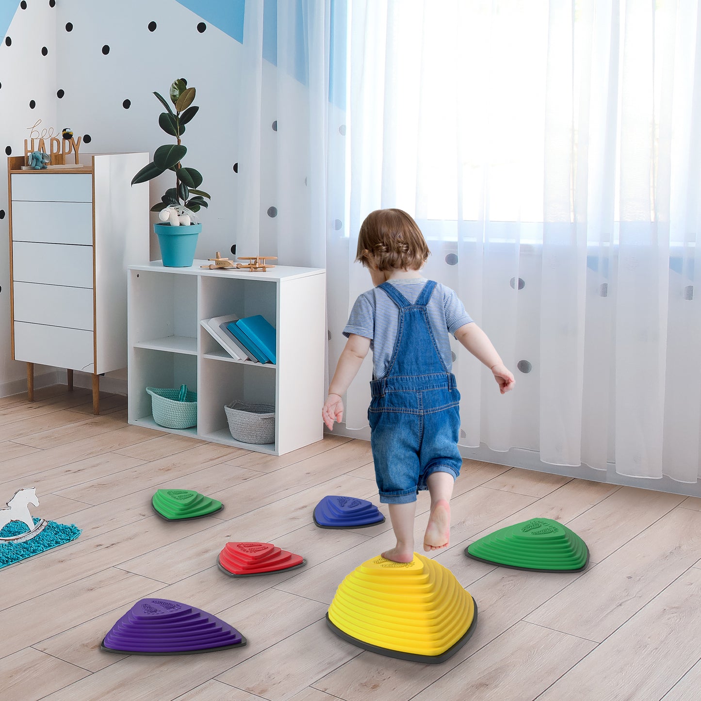 6 Pieces Stepping Stones for Balance and Motor Skills