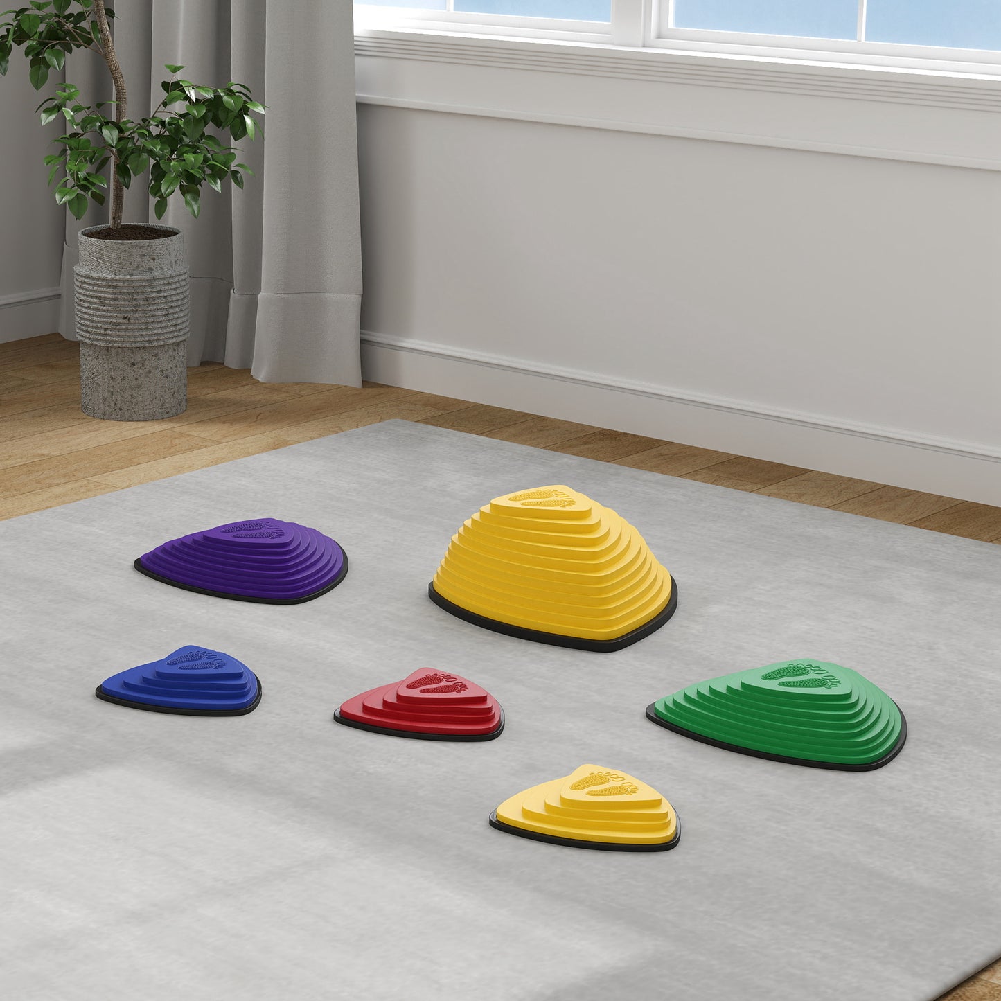6 Pieces Stepping Stones for Balance and Motor Skills