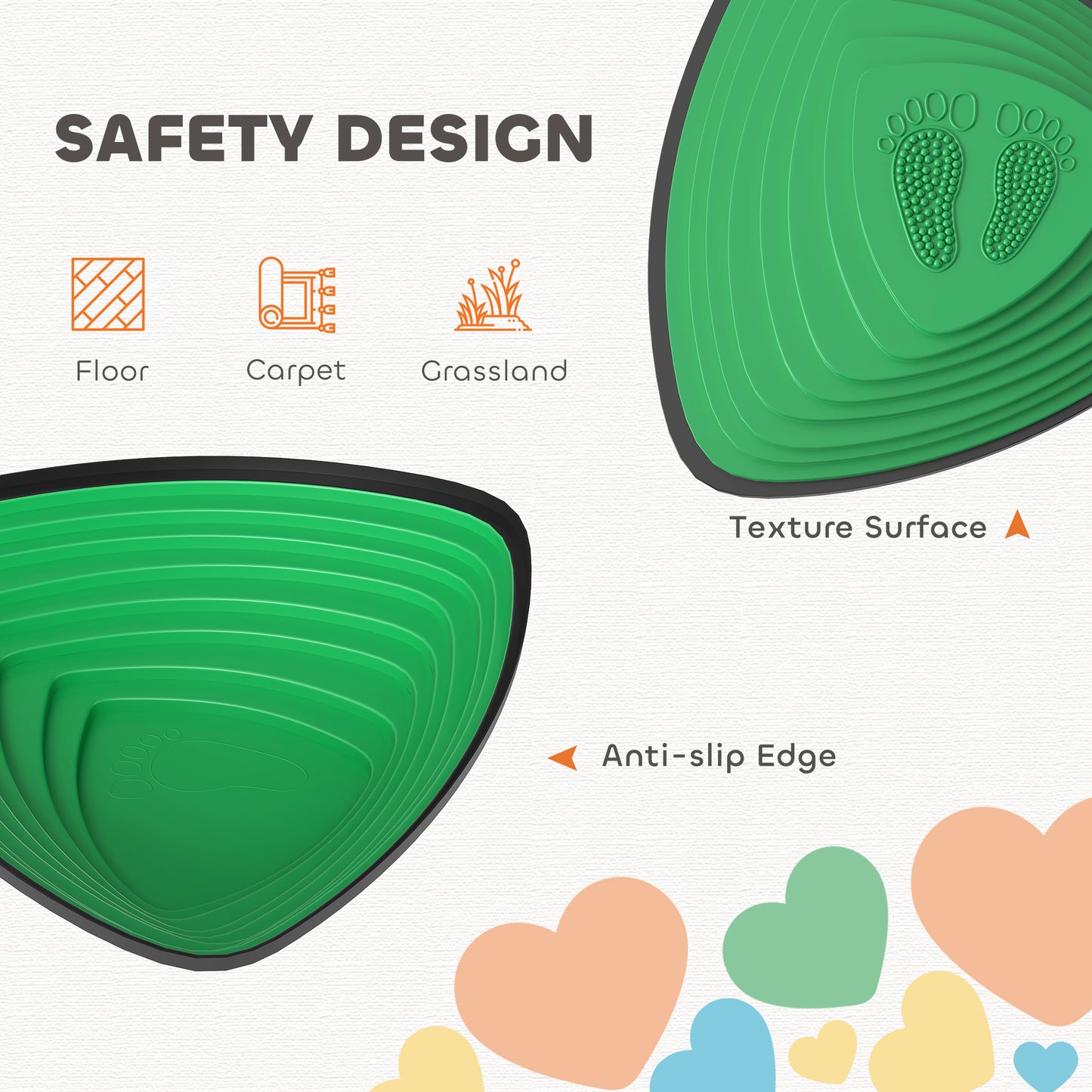 6 Pieces Stepping Stones for Balance and Motor Skills