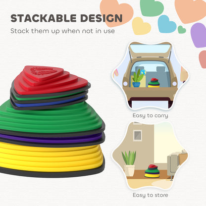 6 Pieces Stepping Stones for Balance and Motor Skills