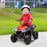 12V Kids Electric Quad Bike with 4 Wheels Spring Suspension, Red