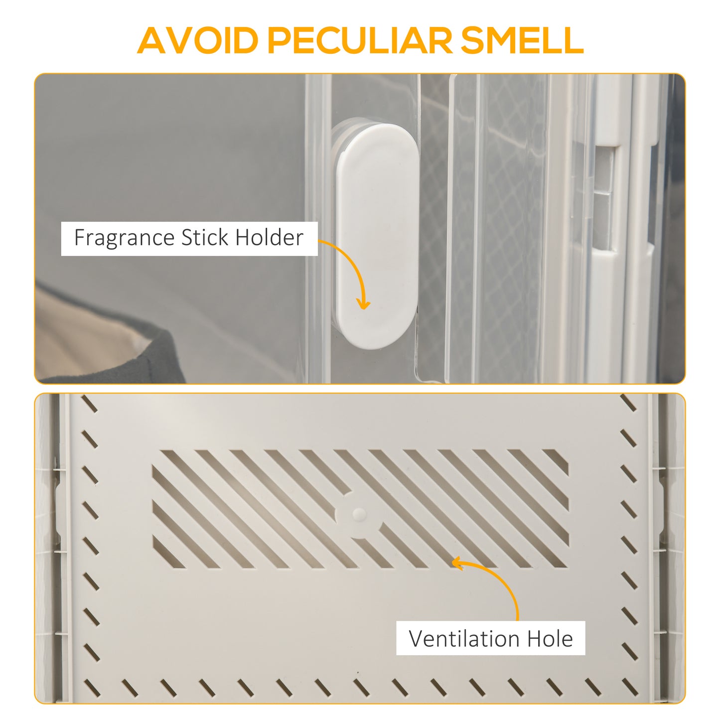 8PCS Stackable Clear Plastic Shoe Storage Box for UK/EU Size 12/46