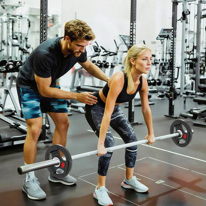 2 x 2.5kg Olympic Weight Plates, Weight Plate Discs with Tri-Grips