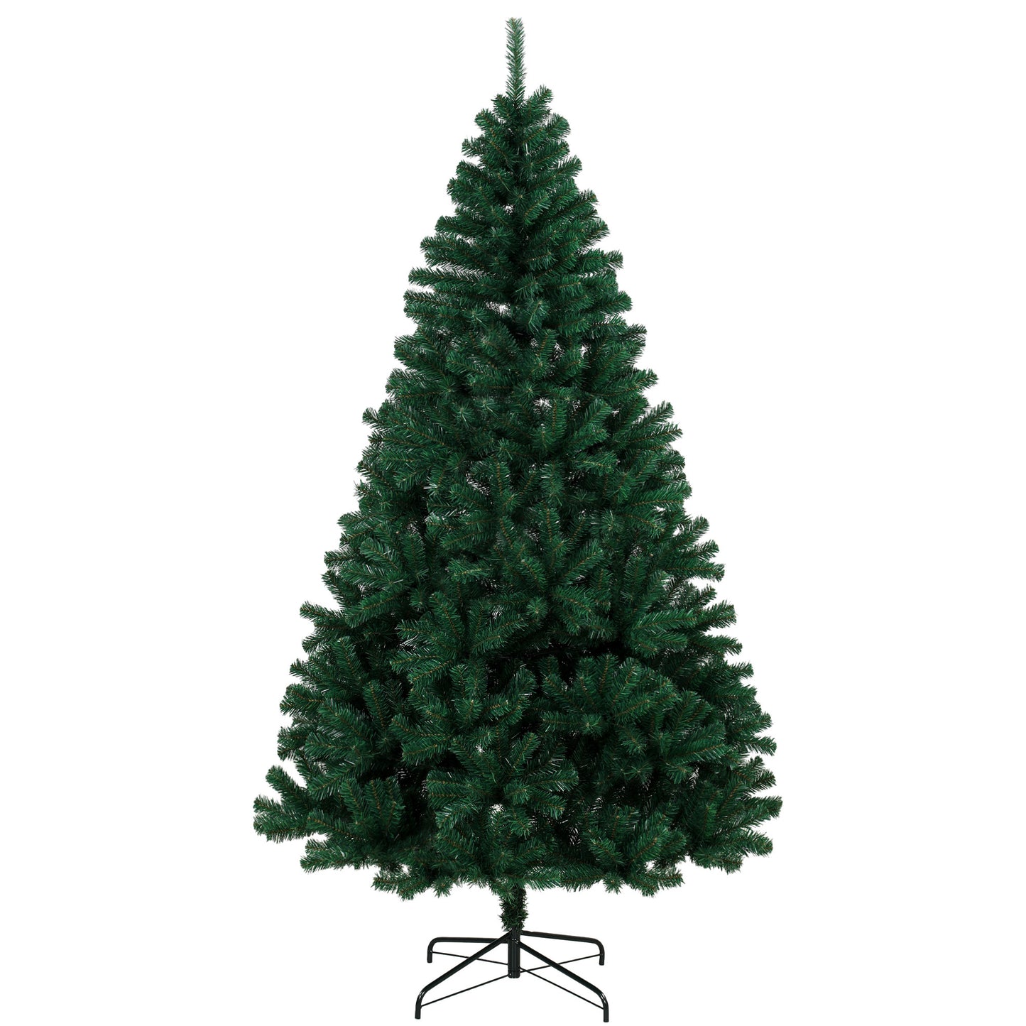 Artificial Christmas Tree with Hinged Design, 210cm Fir Tree