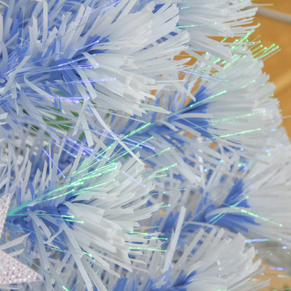 Artificial Fibre Optic Christmas Tree Seasonal Decoration w/ 16 LED