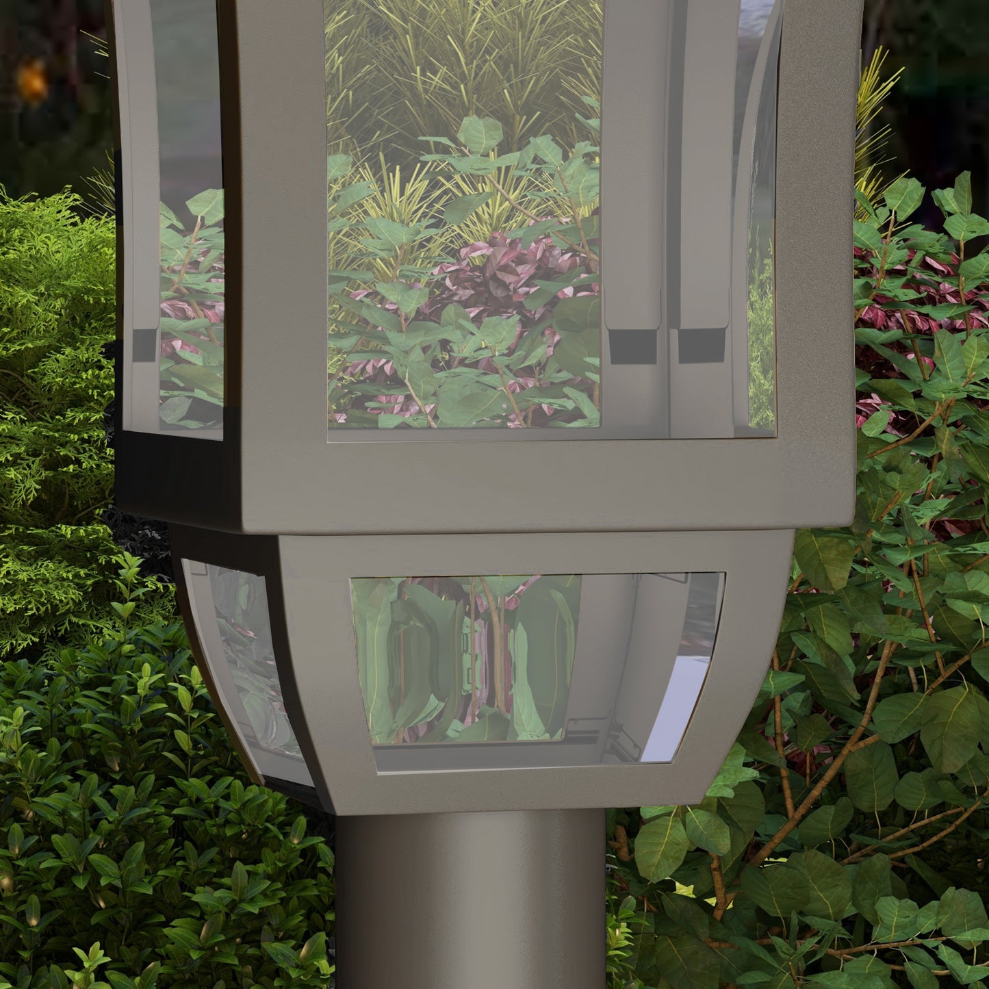 1.3 m LED Garden Lamp Post Light, Waterproof IP44, Cool White