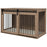 Dog Crate Furniture with Removable Cushion for Large-Sized Dogs, 100 x 60 x 63 cm, Brown