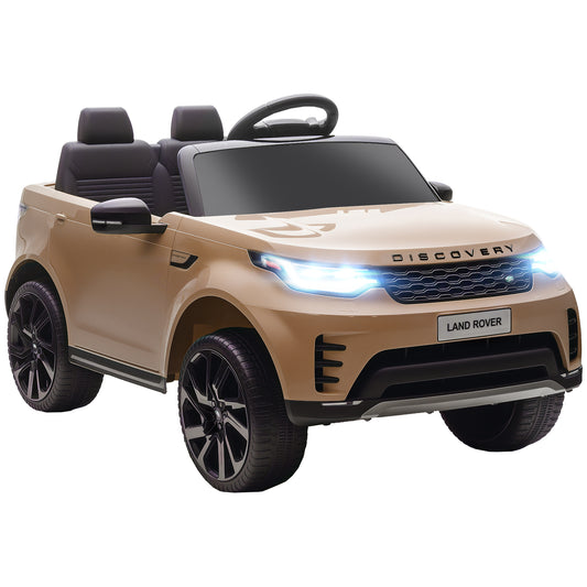 Land Rover Discovery Licensed 12V Kids Electric Car w/ Remote Khaki
