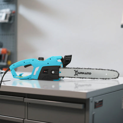 Electric Chainsaw Garden Tools, 2000 W for Wood, Blue