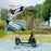 Scooter for Kids Ages 6-12, Foldable Kick Scooter with 4 Levels Adjustable Handlebar, Dual Brake System, 200mm Wheels, ABEC-7 Bearings, Gift for Boys & Girls, Black