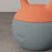 10KG Kettlebell w/ Soft Body and Non-Slip Handle, Orange and Grey