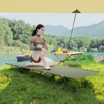 Lightweight Camping Cot Portable Compact Sleeping Bed w/ Carry Bag