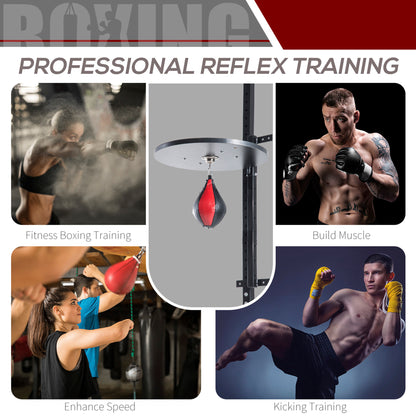 Speed Bag Platform Speedball Frame Set Training Punching Boxing Workout