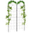 Metal Trellis Set of 2, Garden Trellis for Climbing Plants Support Frames, Grid Design