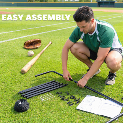 Rebounder Net Kids Adults Baseball Softball Training Aid Goal Play