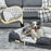 Dog Bed Calming Pet Bed Dog Mattress for Medium Dogs - Charcoal Grey