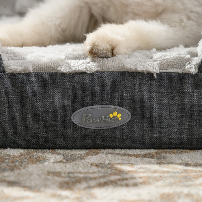 Dog Bed Calming Pet Bed Dog Mattress for Medium Dogs - Charcoal Grey