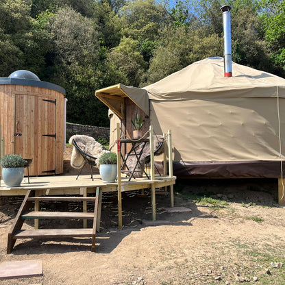 Overnight Yurt Retreat for Just £129 per couple. Unwind and Reconnect with Nature for less at Joy Retreat in St Aubin.