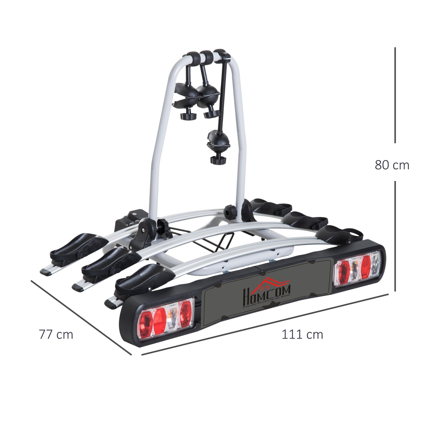 Bicycle Carrier Rear-mounted Bike Rack Rear Tow Bar Carrier Outdoor