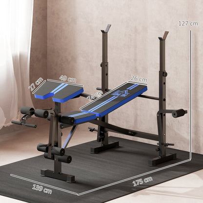 Multi-Function Adjustable Weight Training Bench Gym Fitness Lifting