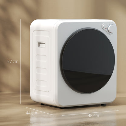 4kg Front Load Laundry Dryer with 2 Power Modes, White