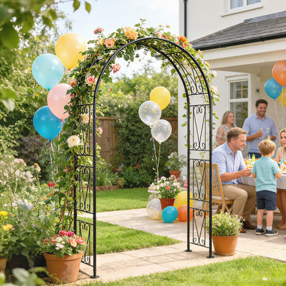 Garden Arch, Rose Arch, Black