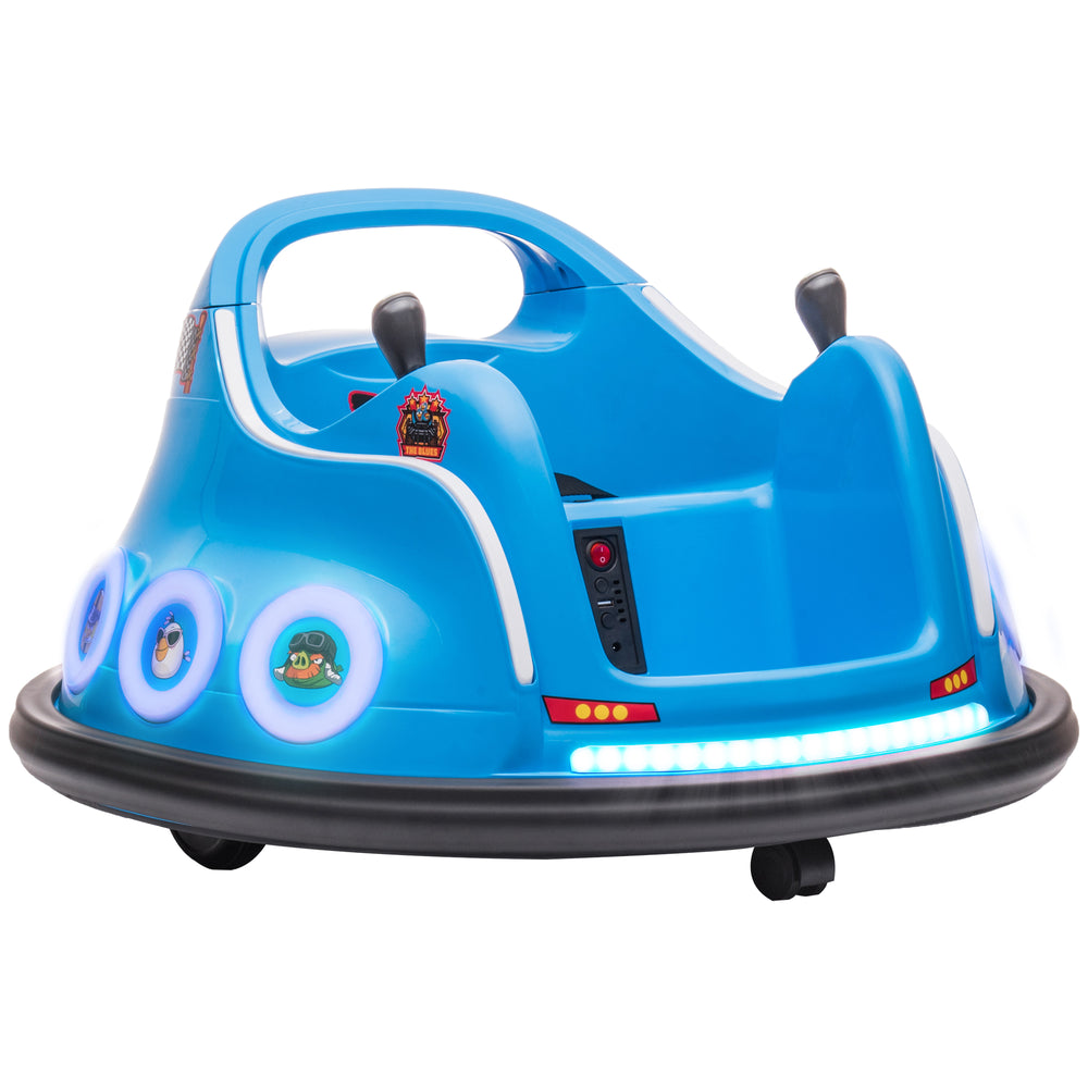 Angry Bird Licensed Bumper Car for Kids w/ Joysticks - Blue