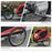 Dog Bike Trailer Folding Bicycle Pet Trailer Dog Bike Jogger Travel Carrier W/Removable Cover-Red