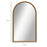 Wall Mirror, Arch Mirror for Wall Mounted, Home Decor, Brown