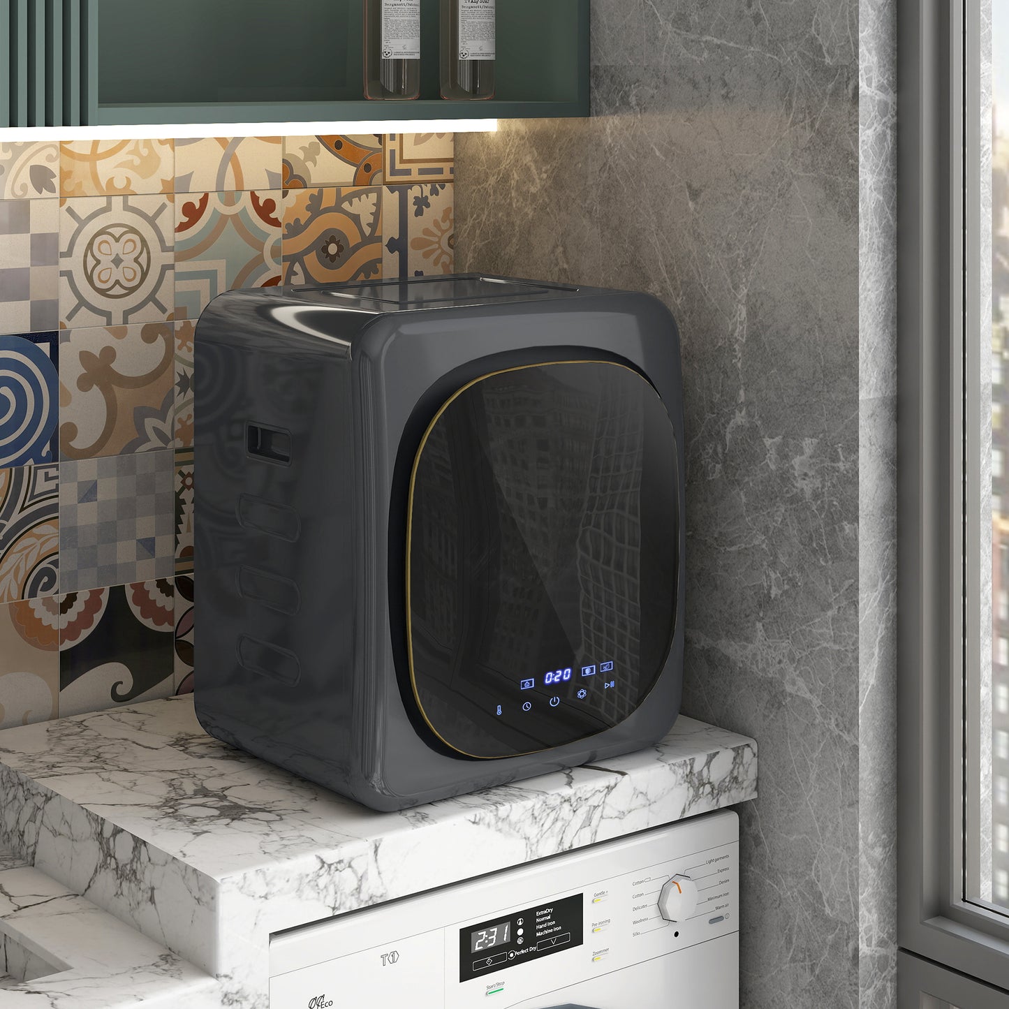 4kg 800W Vented Tumble Dryer with Deodorize, Smart Mode