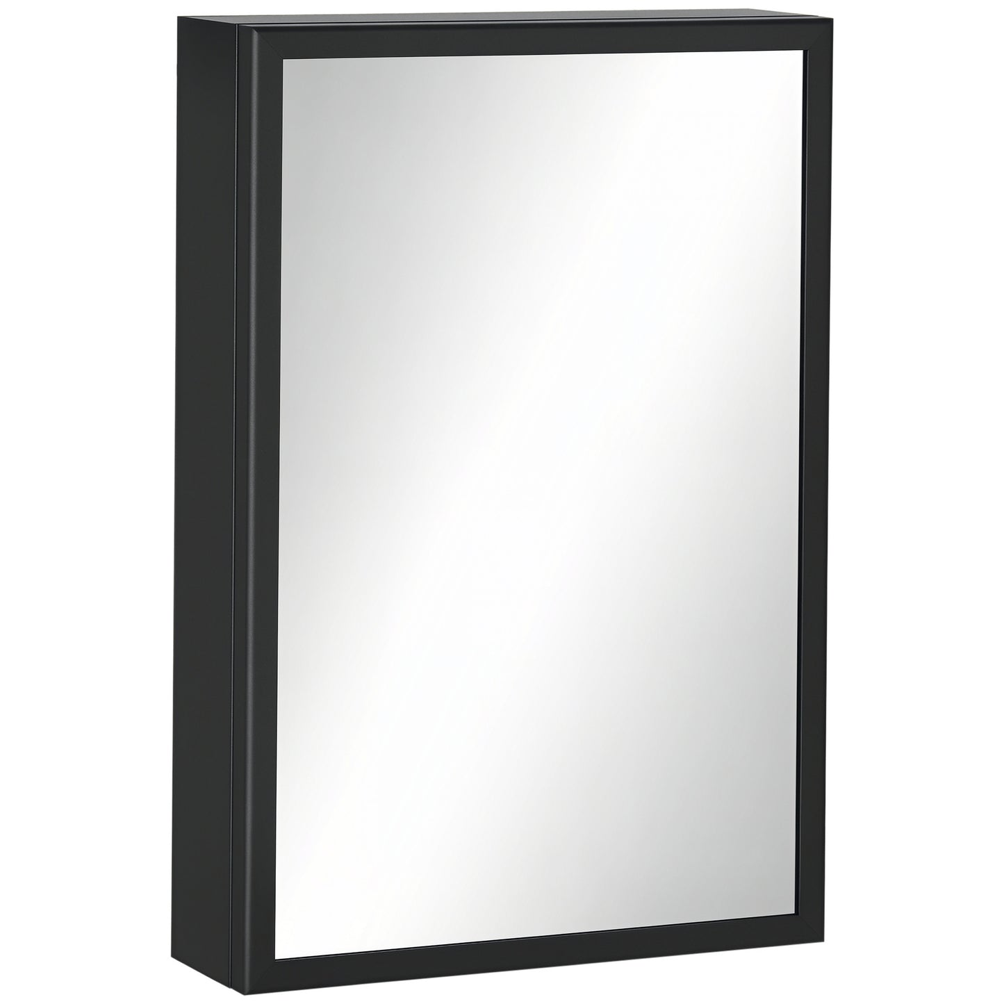 Wall Mounted Bathroom Cabinet with Mirror and Storage Shelves