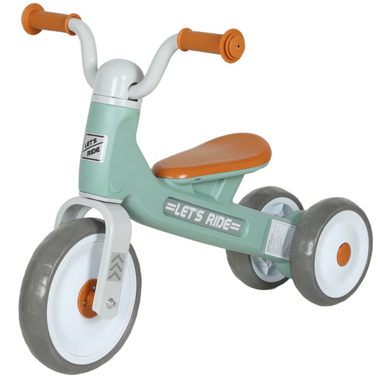 Baby Balance Bike for 1-3 Years Boys Girls, Toddler Balance Bike with No Pedal, 3 Silence Wheels, Safe Limited Steer, for Indoor Outdoor Riding, Green