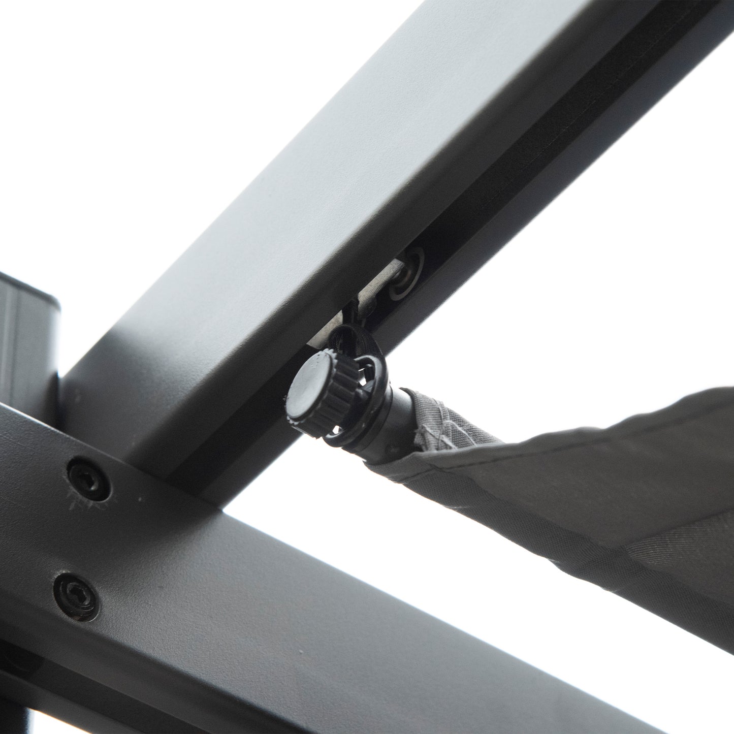 3x3(m) Pergola Gazebo Sun Shade Shelter Aluminium Garden Canopy, Grey