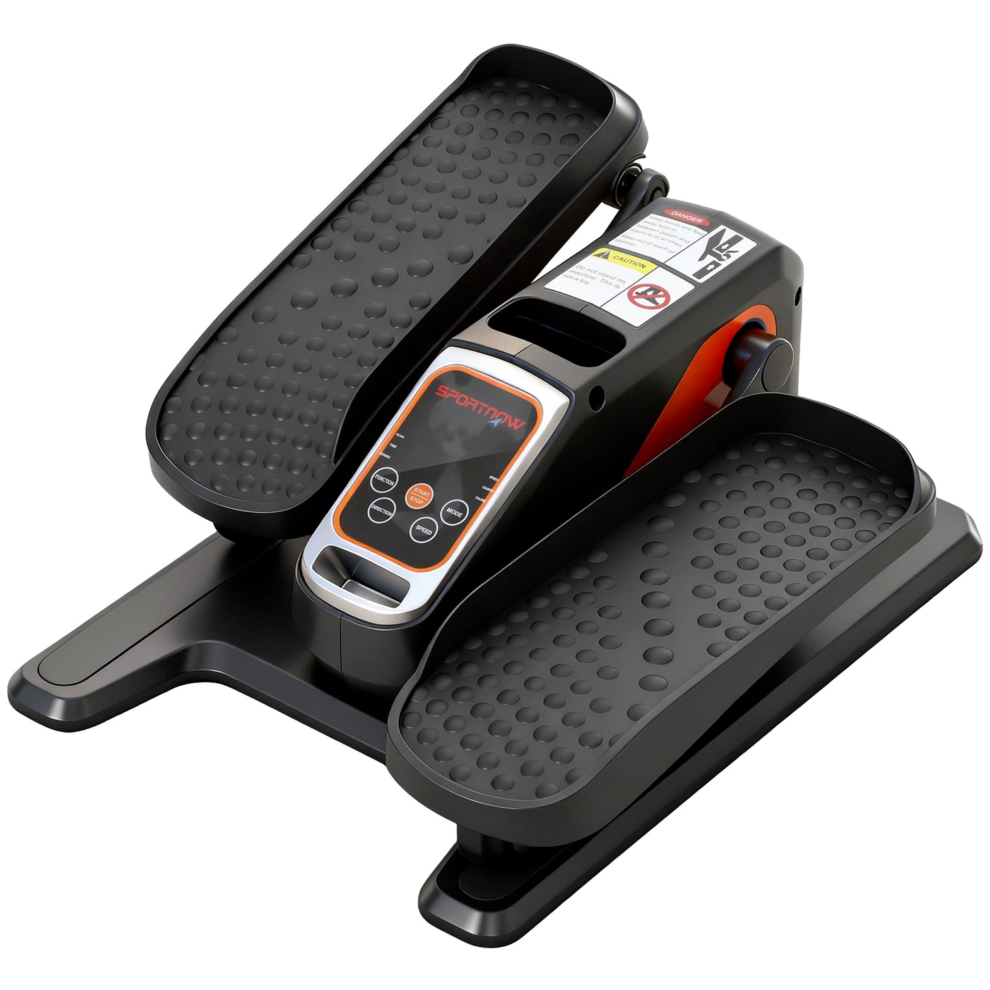 Under Desk Elliptical Machine for Home, Electric Elliptical Machine with 12 Adjustable Speed, Auto & Manual Modes, Quiet & Portable Seated Pedal Exerciser with Remote Control & LED Monitor