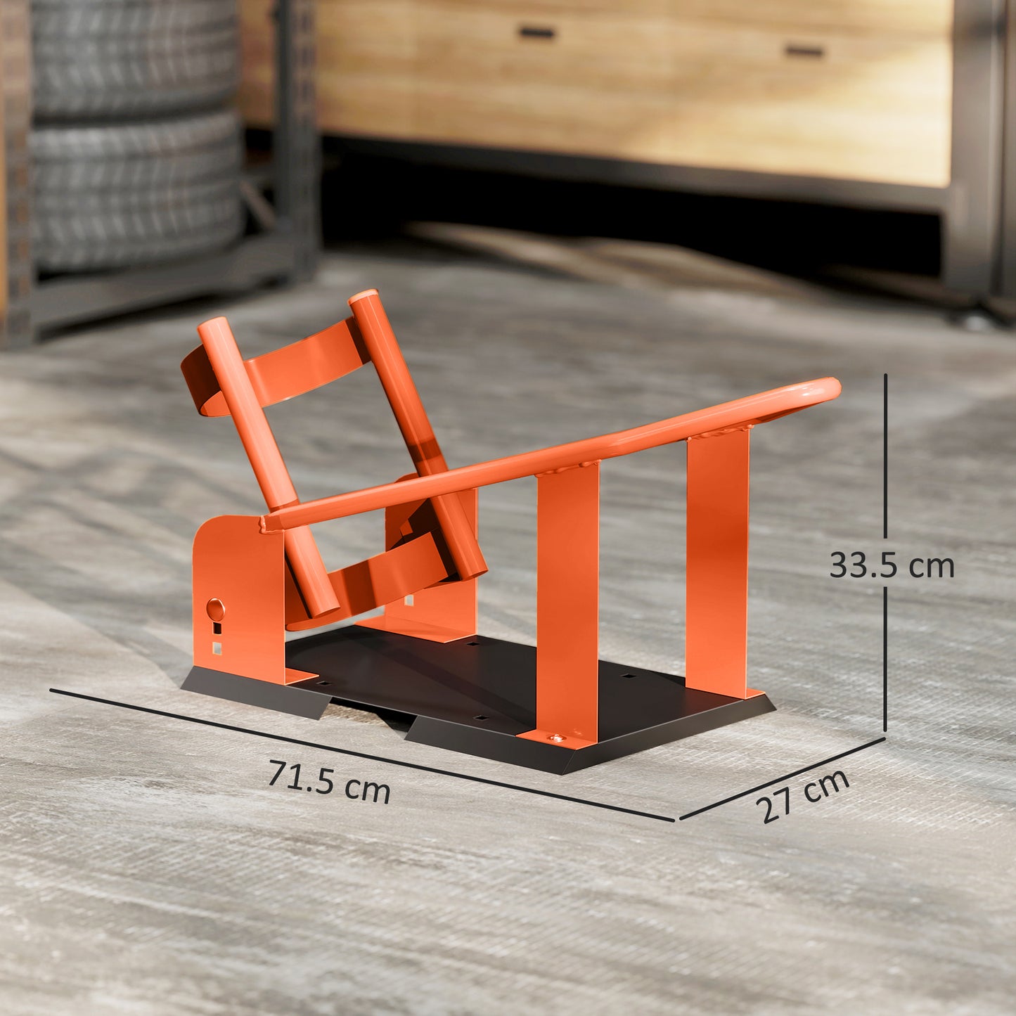 816.5 kg Motorcycle Wheel Chock, Motorcycle Front Wheel Chock Holder