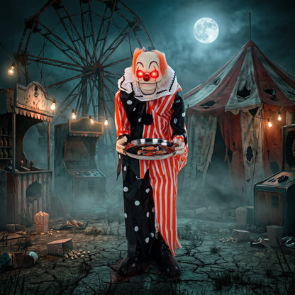 Animated Clown Halloween Decorations Outdoor Indoor
