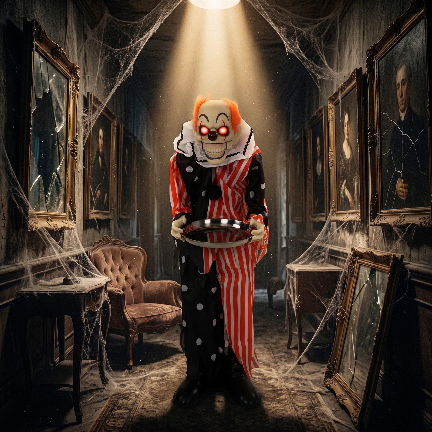 Animated Clown Halloween Decorations Outdoor Indoor