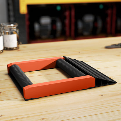 Motorcycle Wheel Roller Stand for Tyre Cleaning and Chain Lubrication