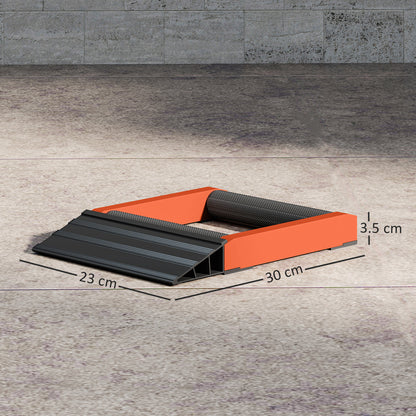 Motorcycle Wheel Roller Stand for Tyre Cleaning and Chain Lubrication