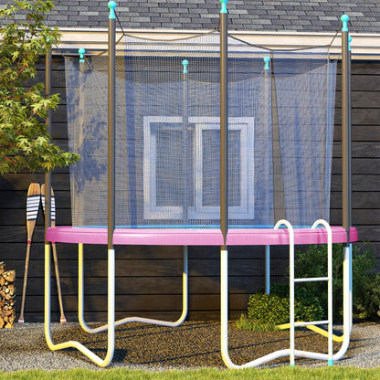 10FT Trampoline Pad Spring Cover, Waterproof, Pink